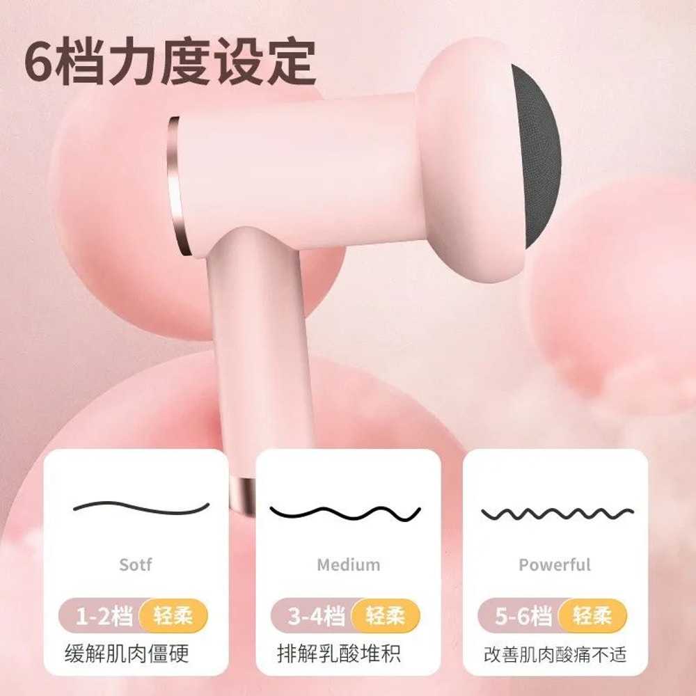 Wireless Handheld Body Massager Stick With 5 Massage Heads Deep Kneading Muscle Relaxation Tool Fo 4