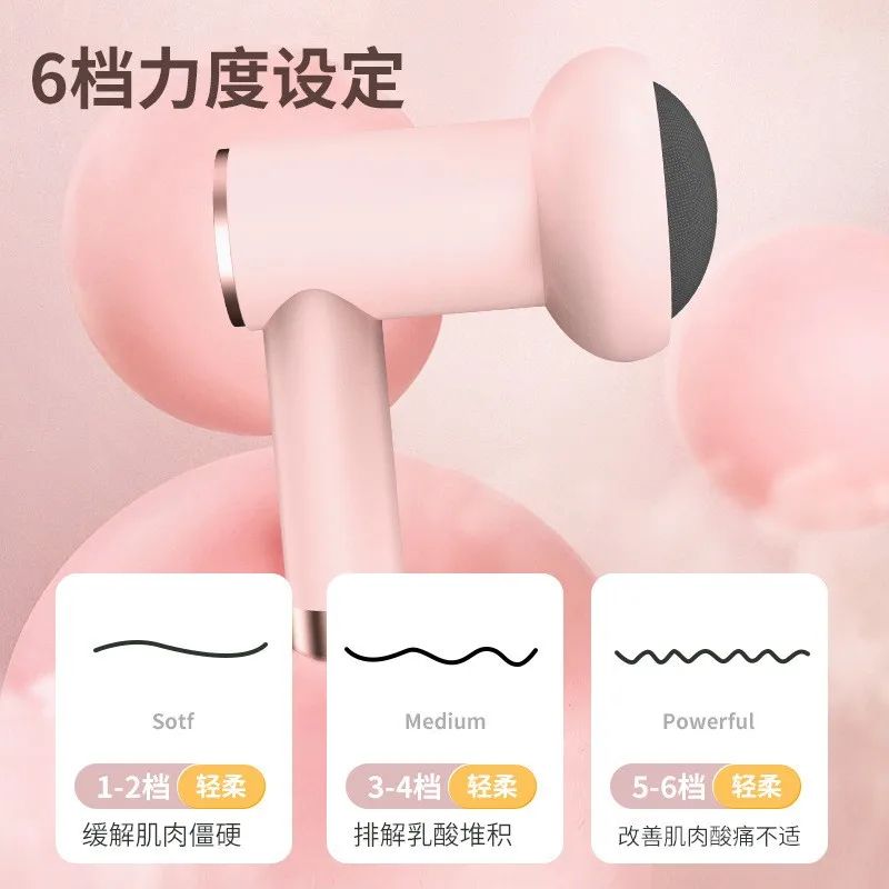 Wireless Handheld Body Massager Stick With 5 Massage Heads Deep Kneading Muscle Relaxation Tool Fo 4