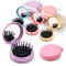 Portable Folding Pocket Hair Brush With Mirror Air Cushion Massage Comb Travel Compact Flip Stylin 0