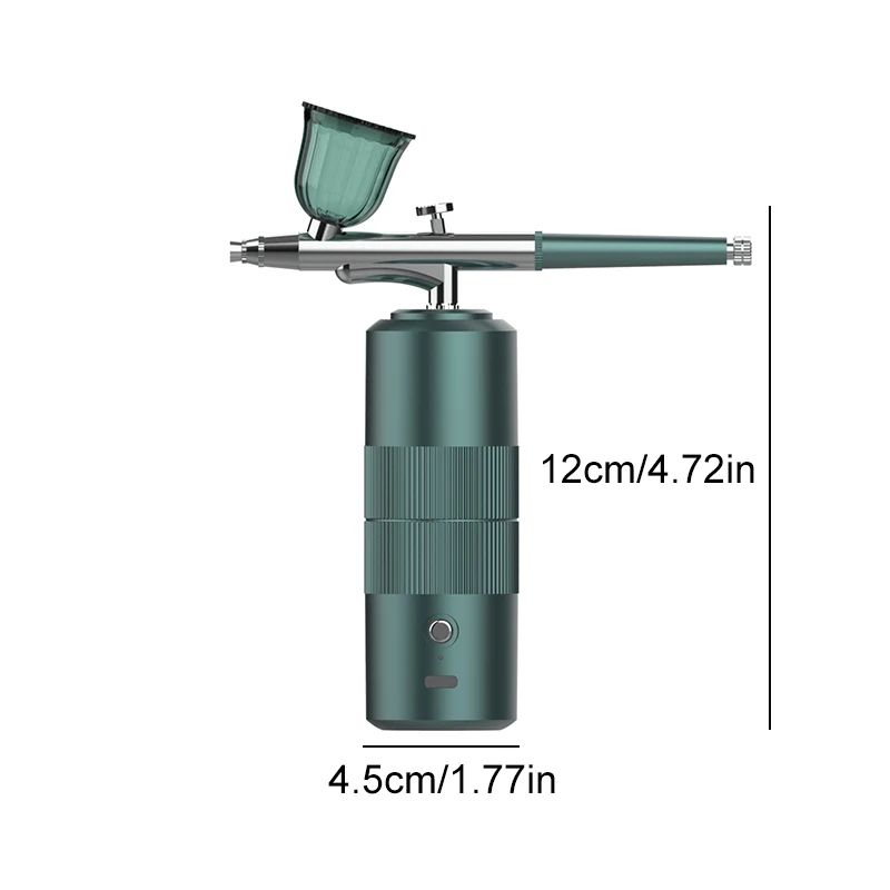 USB Rechargeable Nano Oxygen Spray Gun High Pressure MultiFunction Airbrush For Tattoos Nails Cake 4