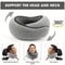 Memory Foam Travel Neck Pillow For Airplane Camping UShaped Cervical Support Cushion With Carry B 1