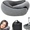 Memory Foam Travel Neck Pillow For Airplane Camping UShaped Cervical Support Cushion With Carry B 7