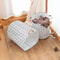 Large Foldable Cotton Linen Laundry Basket Waterproof Plaid Dirty Clothes Hamper Toy Storage Bin W 5