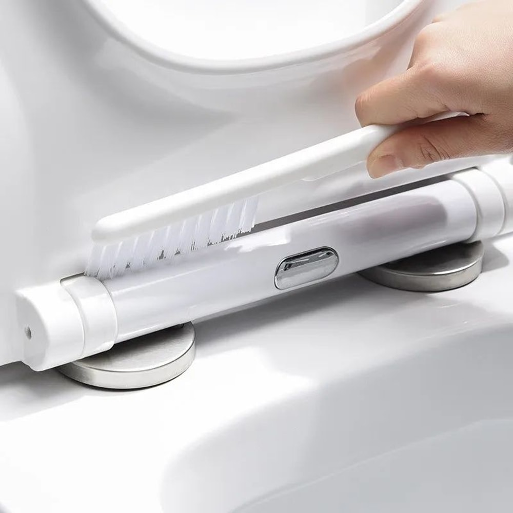 NoDeadCorner Toilet Brush Set Wall Mounted Bathroom Cleaning Brush Tool With Holder For Deep Corne 4