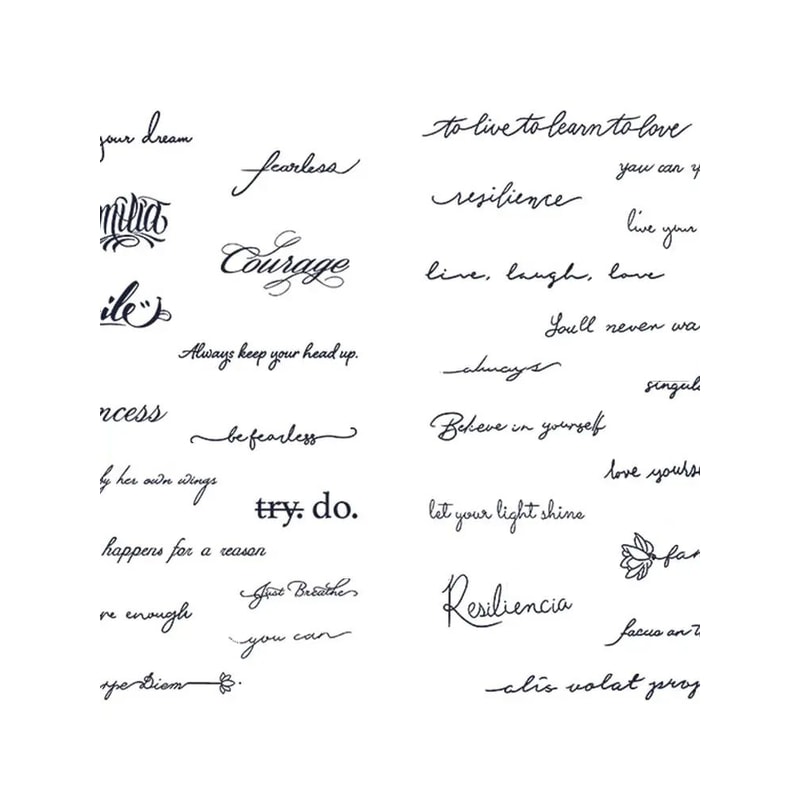 Waterproof Semi Permanent Tattoo Stickers Painless Safe Herbal Ink Temporary Body Art Patterns Sexy 5