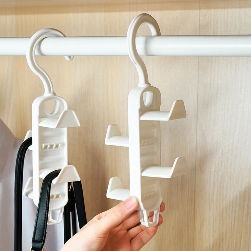 Non Perforated Bag Storage Hanging Rack Multi Row Wardrobe Organizer Traceless Door Hook For Bags H 0
