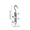 Non Perforated Bag Storage Hanging Rack Multi Row Wardrobe Organizer Traceless Door Hook For Bags H 4