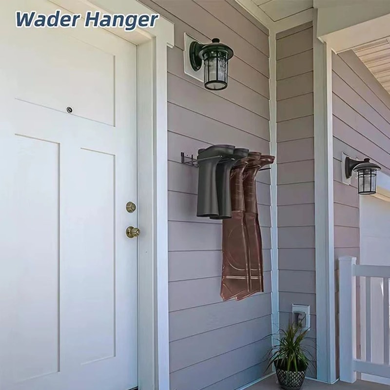 Wall Mounted Metal Boot Rack Organizer Holds 4 Pairs Sturdy Anti Rust Boot Hanger For Closet Entryw 3