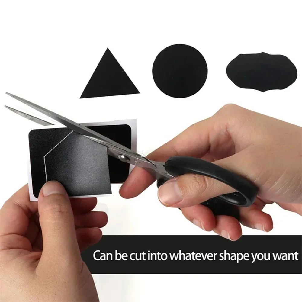 Removable Blackboard Label Stickers Roll Pack 120300pcs Writable Kitchen Organizer Tags Waterproof