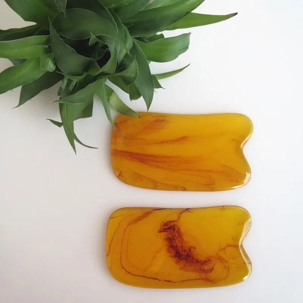 6 In 1 Resin Gua Sha Massage Tool Kit Facial Body Scraping Board For Neck Back Legs Arms Acupoint S 2