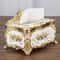 European Style Tissue Box Holder Luxury Desktop Napkin Extraction Storage Case For Hotel Restaurant 0