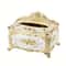 European Style Tissue Box Holder Luxury Desktop Napkin Extraction Storage Case For Hotel Restaurant 6