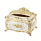 European Style Tissue Box Holder Luxury Desktop Napkin Extraction Storage Case For Hotel Restaurant 6
