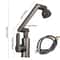 Brushed Nickel Swivel Kitchen Faucet Anti Splash Sink Mixer Tap Hot Cold Water Stainless Steel Bath 6