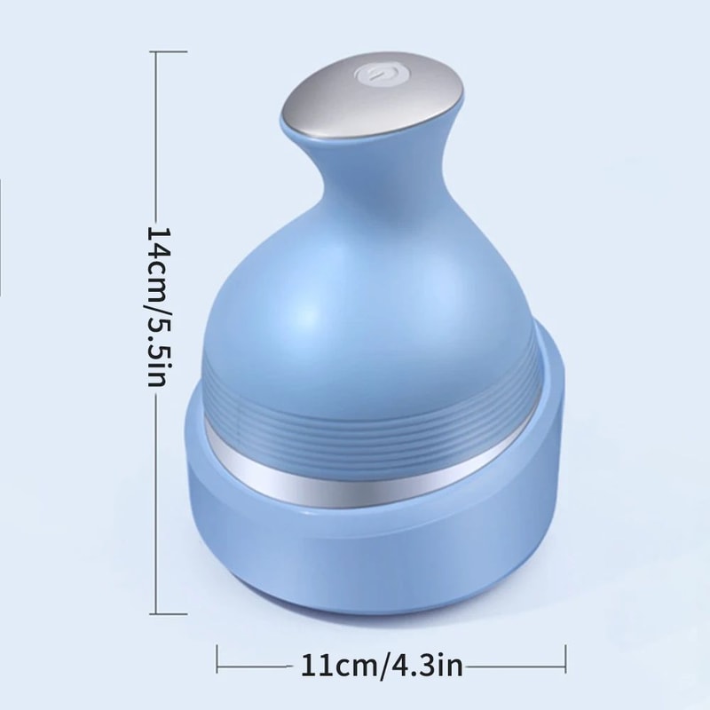 Cordless Electric Scalp Massager With 4 Kneading Nodes Rechargeable Head Scratcher For Stress Relie 5