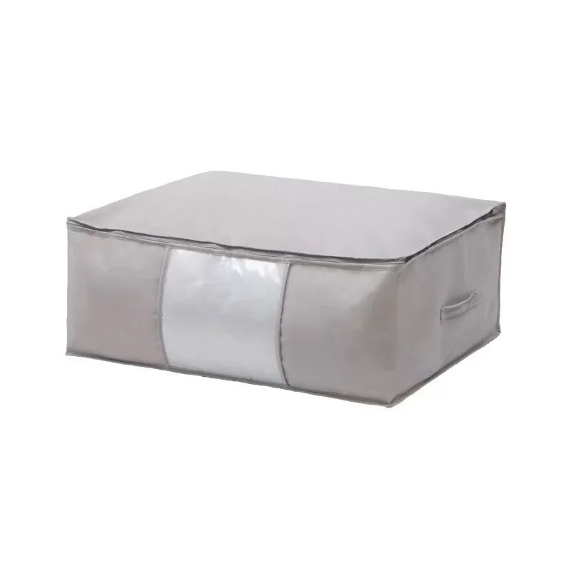 Extra Large Foldable Storage Bags For Clothes Comforters Quilt Organizer With Carry Handles Moving 3