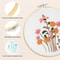 DIY Floral Embroidery Kit For Beginners Handmade Fabric Art Craft Set Creative Needlework Design Fo 1