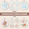 DIY Floral Embroidery Kit For Beginners Handmade Fabric Art Craft Set Creative Needlework Design Fo 2