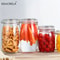 Borosilicate Glass Storage Jar Airtight Locking Lid BPA Free Dishwasher Safe Canister For Coffee Be 1