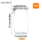 Borosilicate Glass Storage Jar Airtight Locking Lid BPA Free Dishwasher Safe Canister For Coffee Be 8