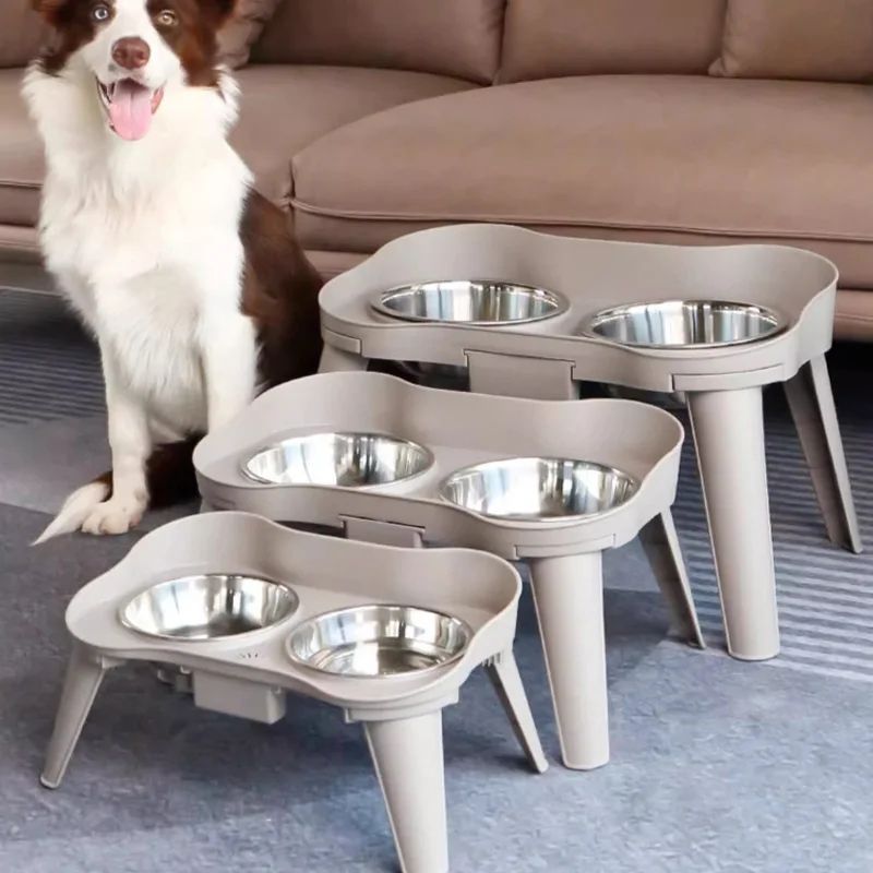 Stainless Steel Pet Bowl Dual Use Food And Water Dish Durable Feeding Bowl For Dogs Cats Easy Clean 0