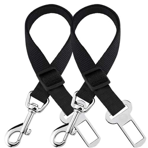 Adjustable Dog Car Seat Belt Safety Leash Travel Clip for Small Medium Dogs Cats Nylon Harness Lead Seatbelt Tether