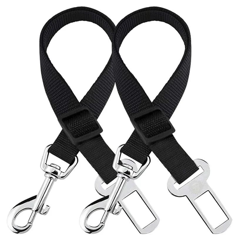 Adjustable Dog Car Seat Belt Safety Leash Travel Clip For Small Medium Dogs Cats Nylon Harness Lead 0