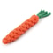 Carrot Rope Dog Chew Toy Cotton Teething Cleaning Tug Toy For Small Medium Puppies Outdoor Training 6