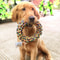 Bite Resistant Cotton Rope Ring Dog Chew Toy Durable Molar Teething Tug Toy For Medium Large Dogs T 0