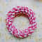 Bite Resistant Cotton Rope Ring Dog Chew Toy Durable Molar Teething Tug Toy For Medium Large Dogs T 1