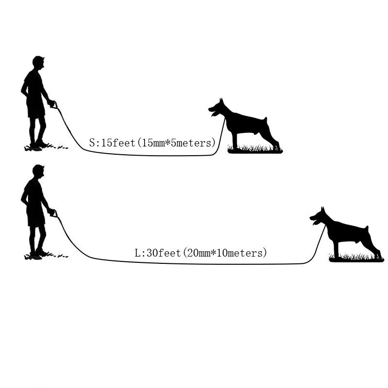 Nylon Long Dog Training Leash 16ft 33ft Lead Rope For Walking Recall Outdoor Runs For Small Medium 5