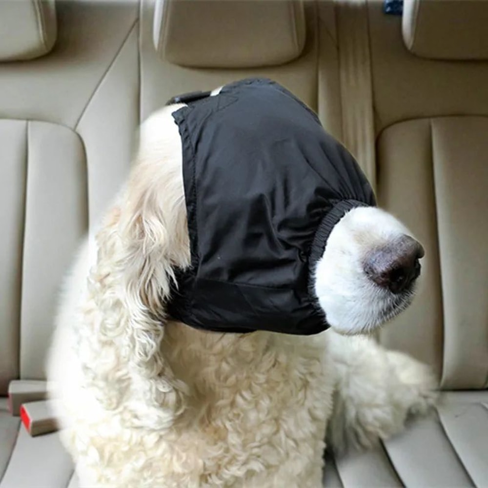 Dog Calming Cap Eye Mask Nylon Shading Anxiety Blindfold Muzzle For Grooming Bathing Car Sickness P 1