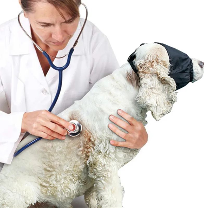 Dog Calming Cap Eye Mask Nylon Shading Anxiety Blindfold Muzzle For Grooming Bathing Car Sickness P 3