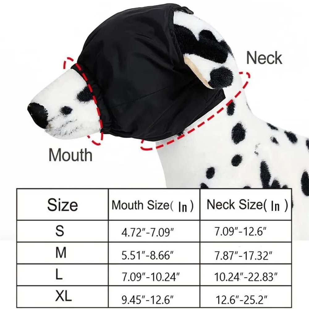 Dog Calming Cap Eye Mask Nylon Shading Anxiety Blindfold Muzzle For Grooming Bathing Car Sickness P 5