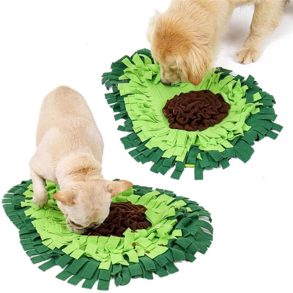 Avocado Dog Snuffle Mat Large Puzzle Feeding Toy Non Slip Interactive Training Blanket For Treat Hu 2