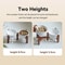Elevated Ceramic Dog Bowl Set With Wooden Stand AntiSlip Double Food Water Feeder For Medium Large 5