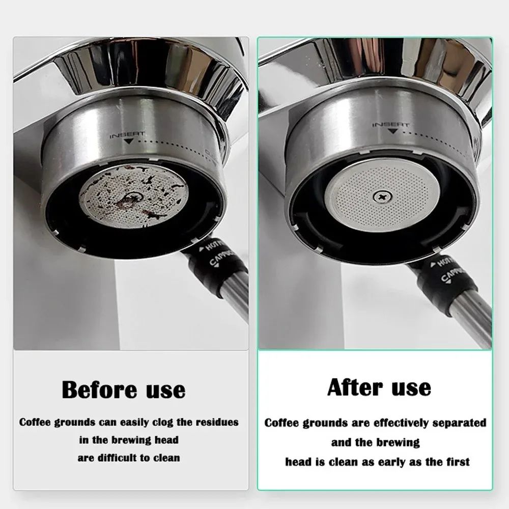 Reusable Espresso Puck Screen Stainless Steel Mesh Coffee Filter 51mm 535mm 585mm Espresso Machine 3