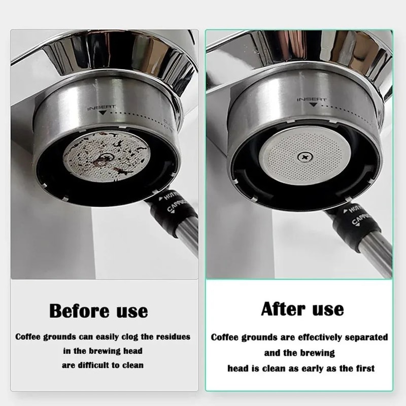 Reusable Espresso Puck Screen Stainless Steel Mesh Coffee Filter 51mm 535mm 585mm Espresso Machine 3