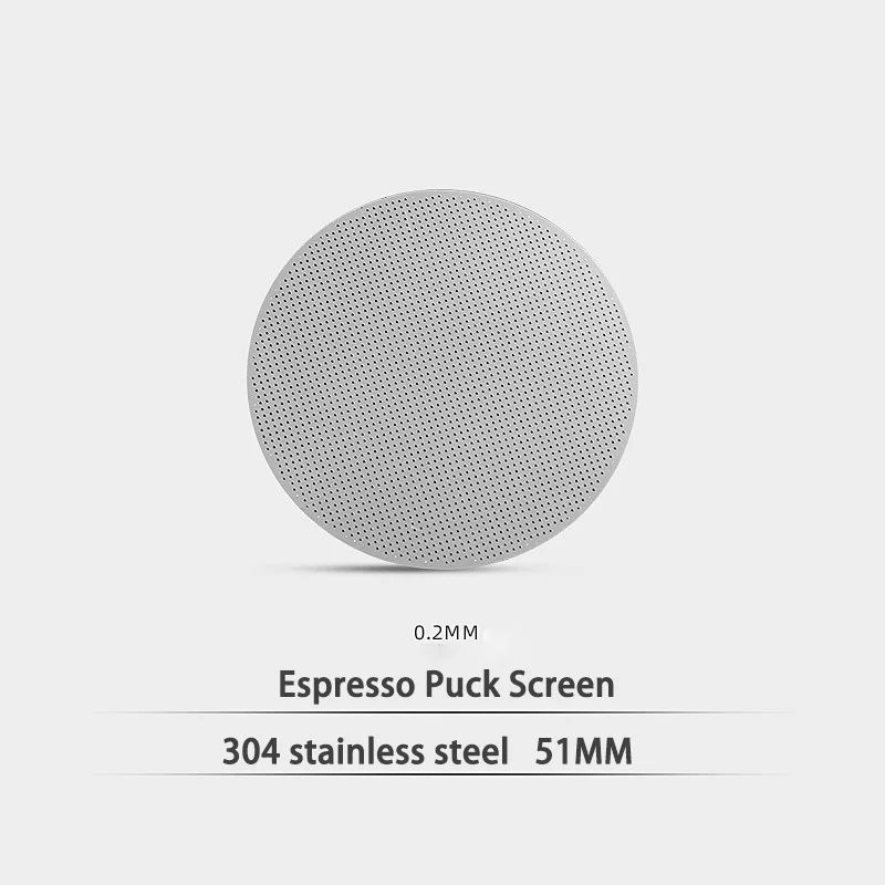 Reusable Espresso Puck Screen Stainless Steel Mesh Coffee Filter 51mm 535mm 585mm Espresso Machine 6