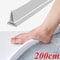 SelfAdhesive Shower Water Dam Threshold Strip TPE Waterproof Water Stopper For Dry Wet Separation S 1
