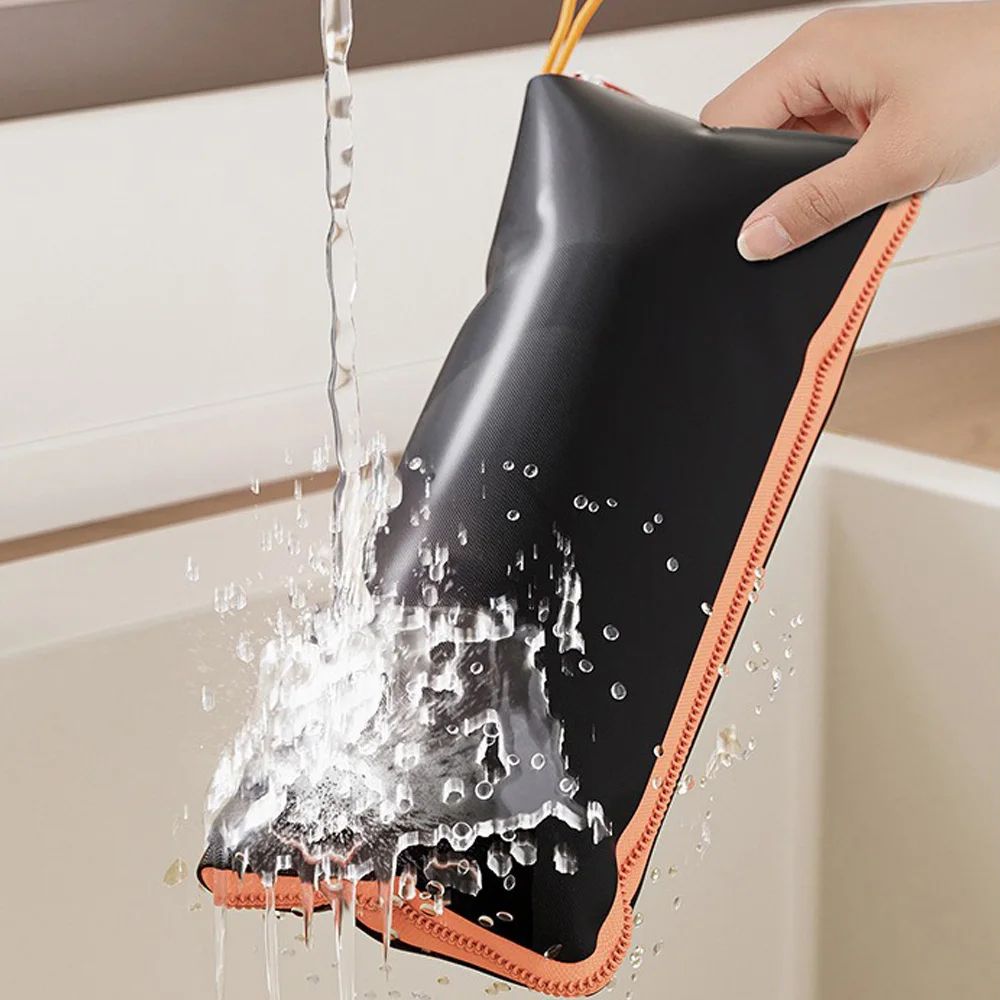 Portable WaterAbsorbing Umbrella Bag Leakproof Canvas Rainproof Umbrella Sleeve Cover For Wet Umbre 3