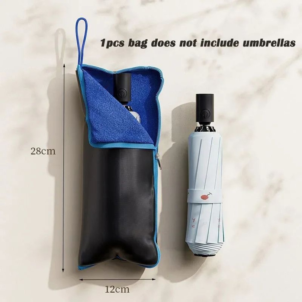 Portable WaterAbsorbing Umbrella Bag Leakproof Canvas Rainproof Umbrella Sleeve Cover For Wet Umbre 5