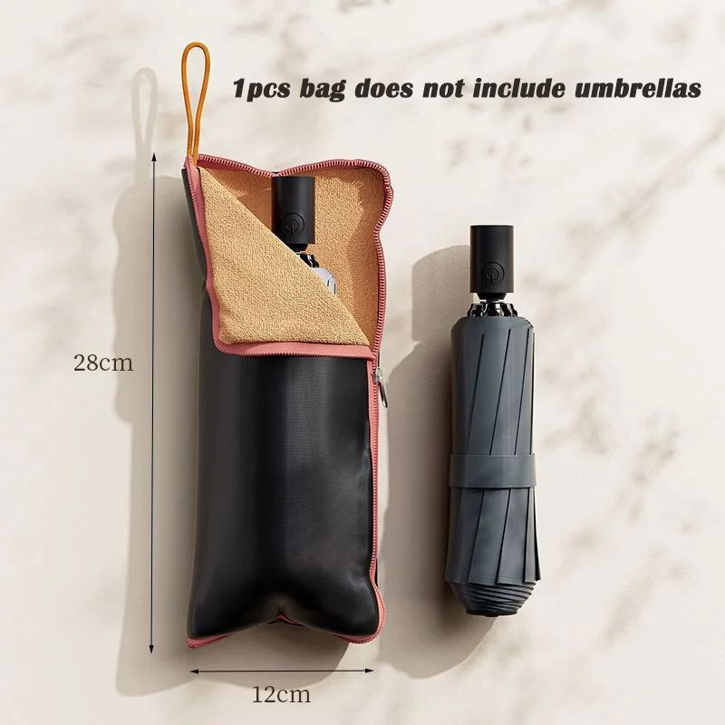 Portable WaterAbsorbing Umbrella Bag Leakproof Canvas Rainproof Umbrella Sleeve Cover For Wet Umbre 6