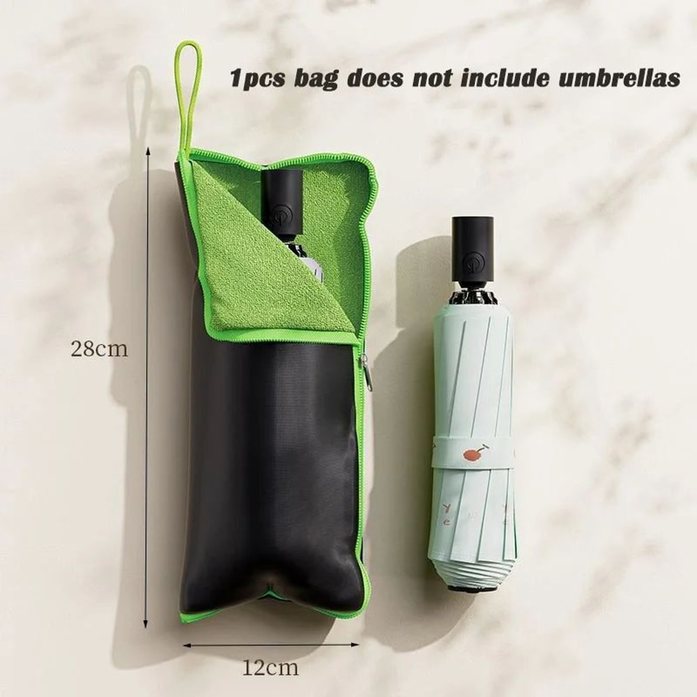Portable WaterAbsorbing Umbrella Bag Leakproof Canvas Rainproof Umbrella Sleeve Cover For Wet Umbre 7