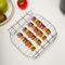 BBQ Stainless Steel DoubleLayer Skewer Rack Nonstick Tray Air Fryer Accessories For Baking Grill 1