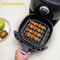 BBQ Stainless Steel DoubleLayer Skewer Rack Nonstick Tray Air Fryer Accessories For Baking Grill 3