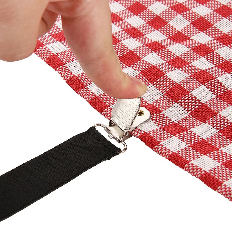 Adjustable Bed Sheet Fasteners Straps With Clips Elastic Mattress Sheet Holder Grippers For Wrinkl 2