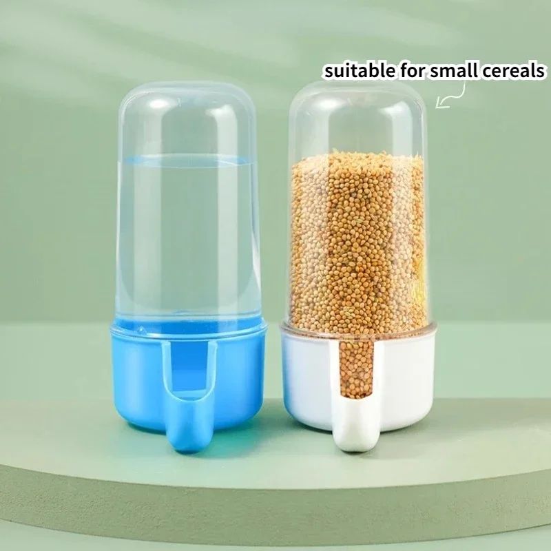 ClipOn Bird Water Feeder Bottle With Drinking Cup Automatic Parrot Cage Water Dispenser For Parake 4