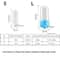 ClipOn Bird Water Feeder Bottle With Drinking Cup Automatic Parrot Cage Water Dispenser For Parake 5