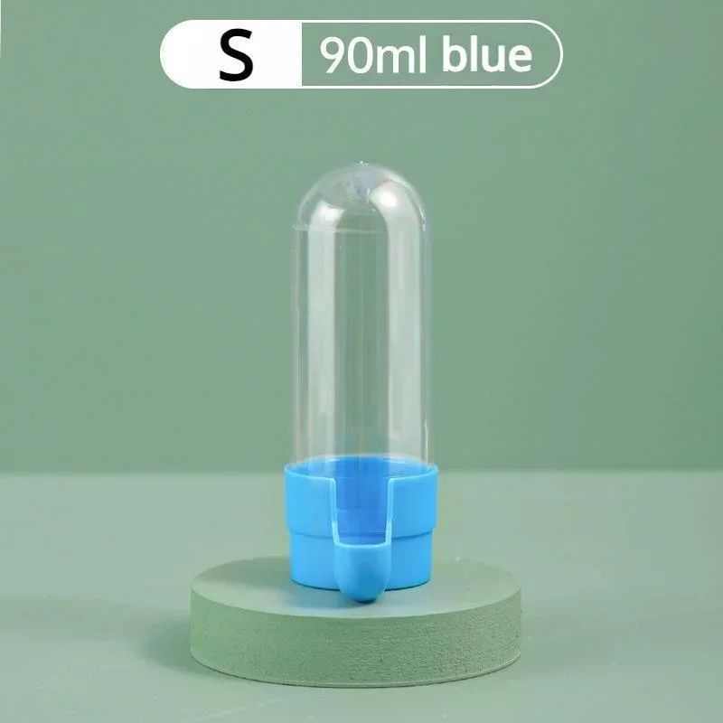 ClipOn Bird Water Feeder Bottle With Drinking Cup Automatic Parrot Cage Water Dispenser For Parake 6